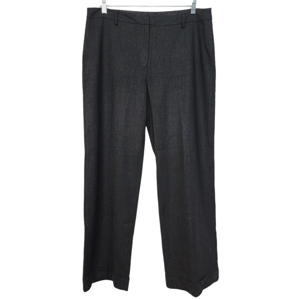 Eileen Fisher Sz Plus 14 Wide Leg Wool Blend Career/Business Trousers.